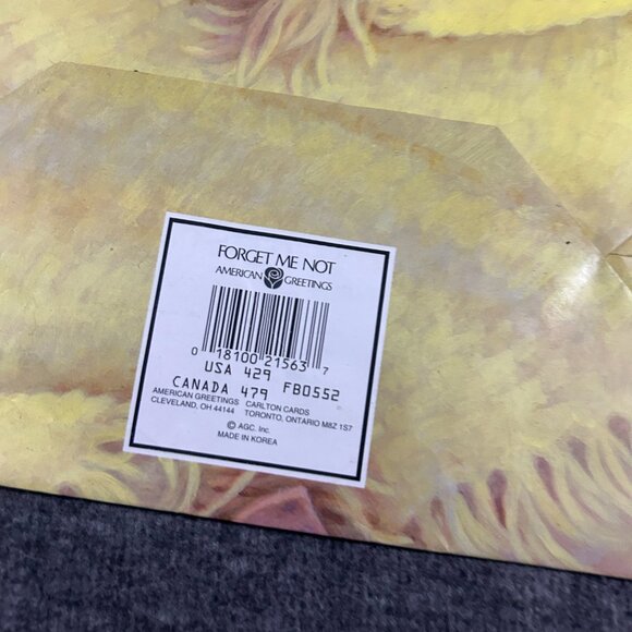 NOS‎ Vintage 90s  American Greetings Gift Bag Baby Pastel Teddy Bear - Picture 10 of 11